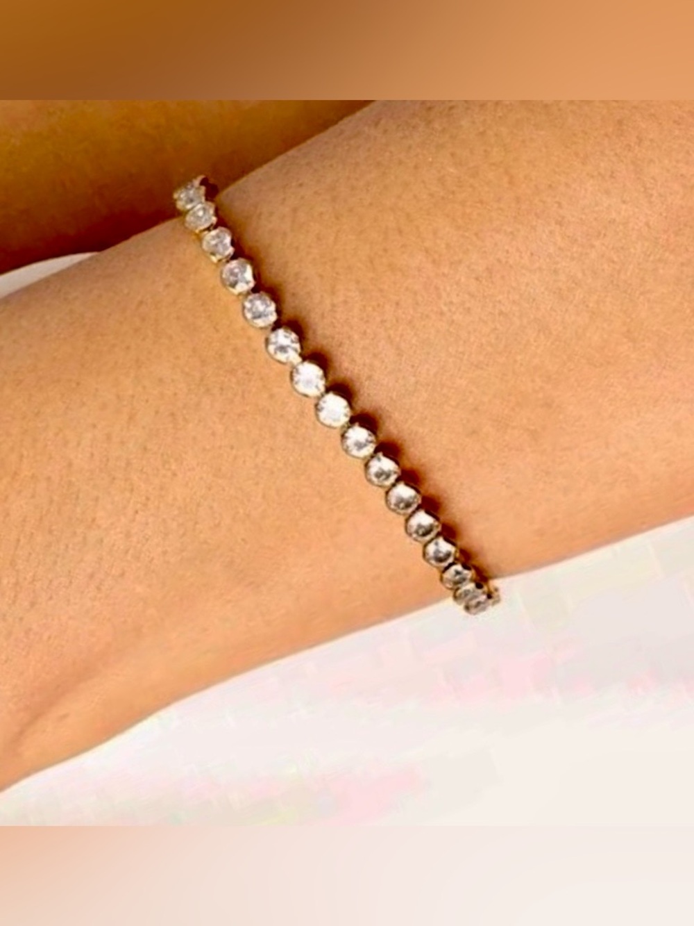GIVEAWAY- Quality Gold Filled Zircon Tennis Bracelet